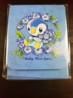 Piplup Blue Flower - Deck Box - Top Loading - Japanese - Pokemon Center - Image 1