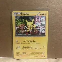 LP Pikachu XY95 XY Promo Holo 60 HP Pokemon TCG English 2016 Kanako Eo - Image 1