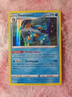 Pokemon Swampert Holo Holo Rare SWSH08: Fusion Strike 064/264 LP - Image 1