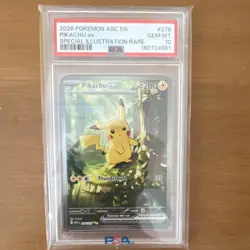 The Pokemon Company 2026 Pikachu ex 276/217 Me: Ascended Heroes SIR Holo PSA 10 - Image 1