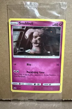 SEALED Snubbull SM200 NM/M Black Star Promo Holo Pokemon TCG Detective Pikachu - Image 1