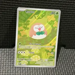 Rowlet 090/088 Pokemon Perfect Order Reverse Holo 2026 Illustration Rare - Image 1