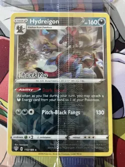 Hydreigon 110/189 Thank You Promo Sealed Near Mint Pokemon TCG - Image 2