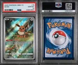 2025 POKEMON SIMPLIFIED CHINESE CBB2 C 0115/15 EEVEE PSA 10 - Image 3