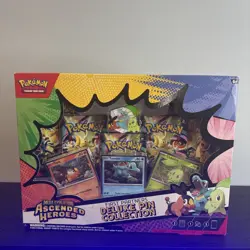 Pokemon TCG Ascended Heroes First Partner Deluxe Pin Collection Box Sealed New - Image 1
