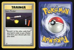 Item Finder 74/102 Base Set Shadowless Unlimited NM/M Pokemon - Image 3