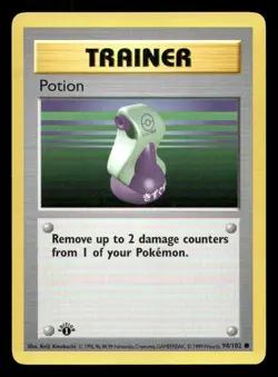 Potion 94/102 Base Set Shadowless 1st Edition LP Pokemon - Image 1