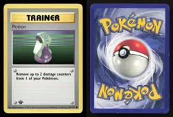 Potion 94/102 Base Set Shadowless 1st Edition LP Pokemon - Image 3