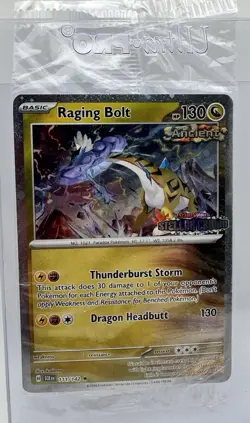 Raging Bolt 111/142 Stellar Crown Best Buy SEALED Promo Stamped Pokemon TCG NM - Image 1