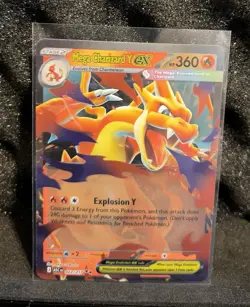 Mega Charizard Y EX 22/217 Ascended Heroes Double Rare Holo Pokemon NM - Image 1