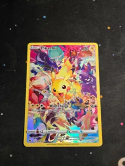 Pikachu 160/159 Secret Rare Crown Zenith Pokemon Holo NM - Image 1