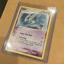 Nintendo Pokemon TCG Lugia 2/17 Rare Promo Holo English 2007 POP Series 5 - LP - Image 3
