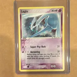 Nintendo Pokemon TCG Lugia 2/17 Rare Promo Holo English 2007 POP Series 5 - LP - Image 5