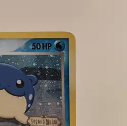Spheal 65/92 Legend Maker Reverse Holo English Basic 50 HP DAMAGED! - Image 3