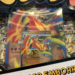 Pokemon TCG Ascended Heroes Mega Emboar Ex Collection Box Brand New Sealed - Image 2