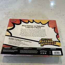 Pokemon TCG Ascended Heroes Mega Emboar Ex Collection Box Brand New Sealed - Image 5
