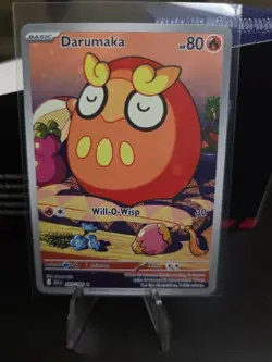 Pokemon TCG Darumaka 097/086 SV: Black Bolt Illustration Rare NM - Image 1