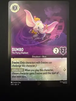 Disney Lorcana Dumbo The Flying Elephant Promo 1/P3 (2) - Image 1