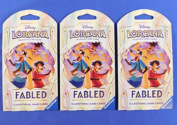 DISNEY LORCANA TCG FABLED 10 SLEEVED BOOSTER PACK LOT SEALED - Image 4