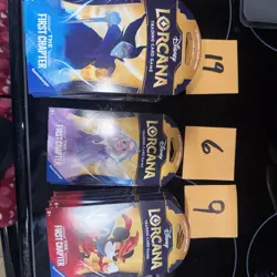 DISNEY LORCANA The First Chapter Ravensburger Lot of 34 Sleeved Booster Packs - Image 1