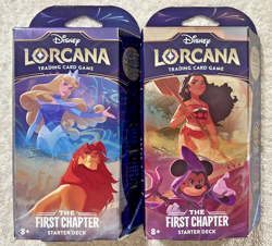 DISNEY LORCANA THE FIRST CHAPTER STARTER DECKS + 9 BOOSTER PACKS **NEW** - Image 4