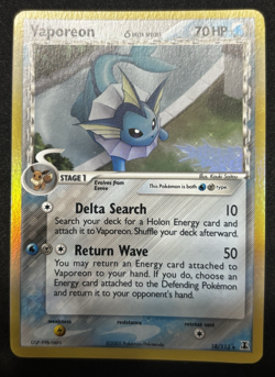 2005 Vaporeon (Delta) - 18/113 Holo Rare Ex Delta Species Vintage - Image 1