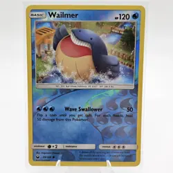 Wailmer Common SM - Celestial Storm 39/168 NM Pokemon tcg Card - Image 1