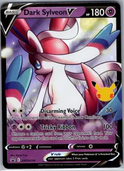 Dark Sylveon V - SWSH134 SWSH: Sword & Shield Promo Cards - Pokemon Card - NM - Image 1