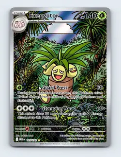 NM Exeggutor 135/132 ME01: Mega Evolution Illustration Rare Pokemon Card - Image 1