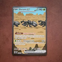 Pokemon Durant EX SSP 236/190 Basic HP 190 120+ GCC Bug Card - Image 1