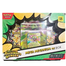 Pokemon Mega Evolution Ascended Heroes Mega ex Box w/ Promo & Lenticular Card - Image 2