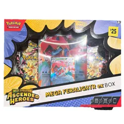Pokemon Mega Evolution Ascended Heroes Mega ex Box w/ Promo & Lenticular Card - Image 3