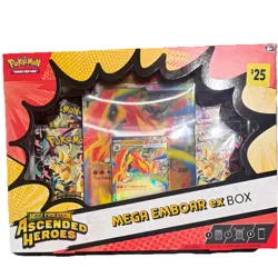 Pokemon Mega Evolution Ascended Heroes Mega ex Box w/ Promo & Lenticular Card - Image 4