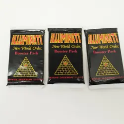 Lot of 11 Booster Packs Limited 1994 1st Edition Illuminati INWO Card Game - Image 5