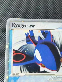 Pokemon Kyogre EX Black Star Promo Holo Card 037 Rare HP Condition - Image 2