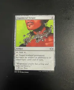 Magic The Gathering TM Liquimetal Torque 228/303 U | 1 card L4 - Image 1