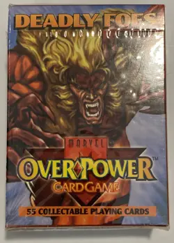 1995 Fleer CCG Marvel Card Game Over Power Deadly Foes 55 Cards New & Sealed - Image 1
