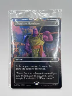 Swords to Plowshares P 0001 (Borderless) PSA Exclusive Magazine Promo MTG Sealed - Image 1