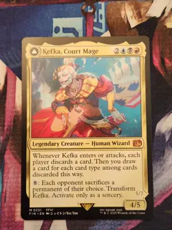 MTG - Kefka, Court Mage / Kefka, Ruler Of Ruin - Final Fantasy NM - Image 1