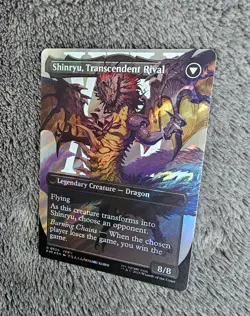 Zenos yae Galvus - Shinryu, Transcendent Rival - Borderless/Surge Foil (MTGxFF) - Image 4