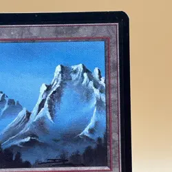 MTG Mountain Beta 1993 Black Border Vintage Magic Basic Land LP Old - Image 3