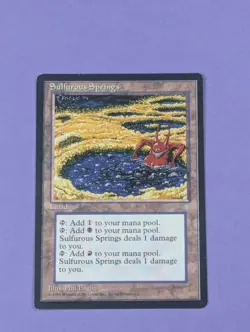 MTG: Magic The Gathering: Sulfurous Springs - Rare - LP - Image 1