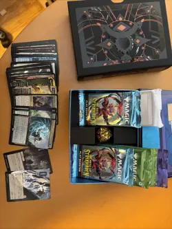 Lot Of 3 Mtg Secrets of Strixhaven Codex Bundle Opened + Hits + 6 Play Packs - Image 1