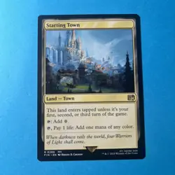 Magic: The Gathering Starting Town Land Rare FFI Colorless Regular 0289 - Image 1