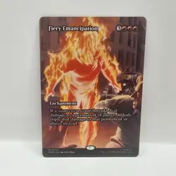 Fiery Emancipation NM Borderless Regular #70 - MTG Marvel Universe Eternal-Legal - Image 1