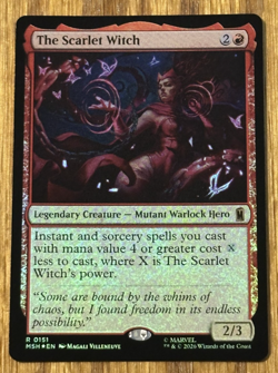 MTG Marvel Super Heroes, The Scarlet Witch - Foil - Image 1