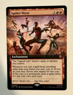 Spider-Verse (Extended Art) #263 (NM) Spider-Man SPM Magic MTG - Image 1