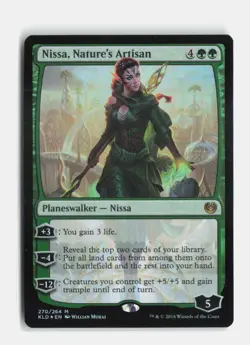 Nissa, Nature's Artisan 270 Foil Kaladesh MTG LP - Image 1