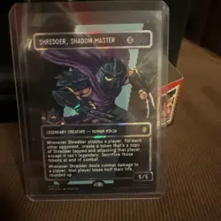 Shredder, Shadow Master (Borderless) (Surge Foil) Commander: Teenage Mutant... - Image 2