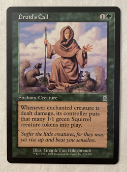 1x Druid's Call Odyssey MTG Magic the Gathering NM - Image 1